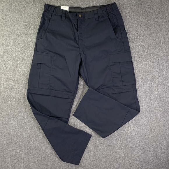 Vertx Pants Men 37x32 Navy Blue Security Trousers Ripstop Cargo Stretch NEW A1 - Picture 1 of 12